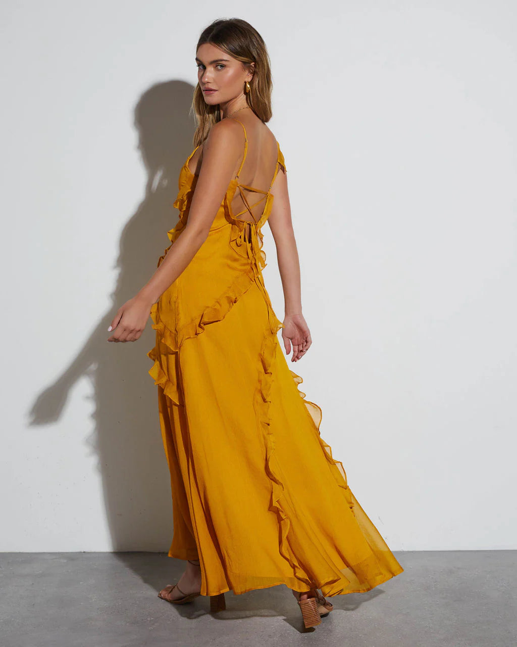 All About Love Chiffon Maxi Dress